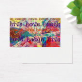 Live Laugh Love Abstract Textured Plaid Pattern (Desk)