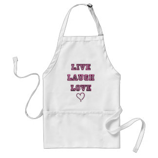 Live Laugh Love Adult Apron