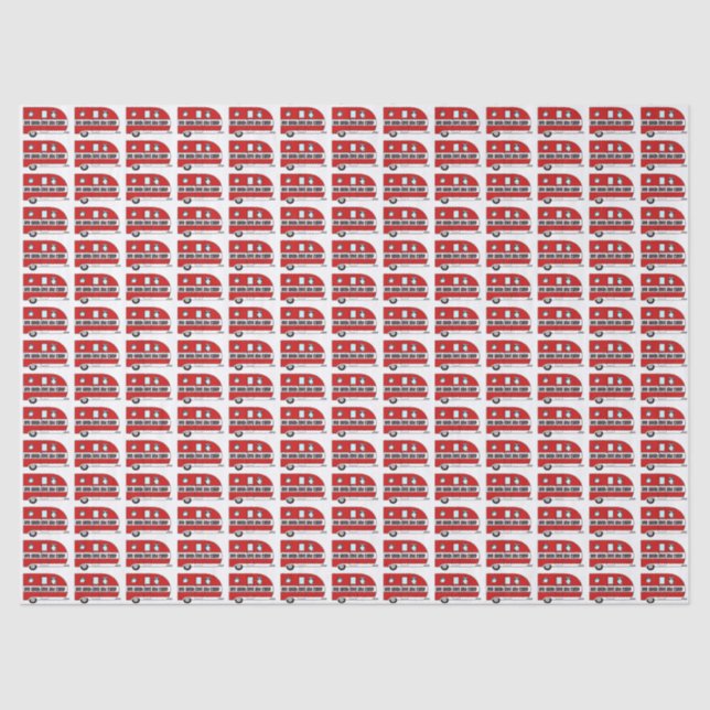 Live, Laugh, Love and Camp Tissue Paper (Front)