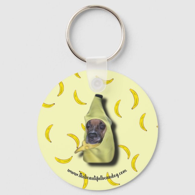 Live, Laugh, Love Bananas. Keychain (Front)