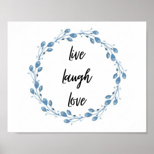 Live Laugh Love Sign, Live Laugh Love Poster for Sale by graphic