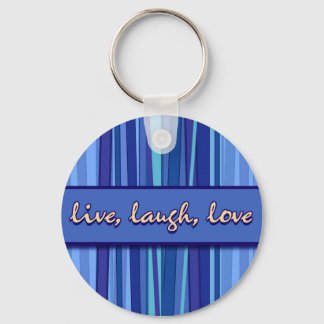 Live Laugh Love Blue Mother’s Day Keychain