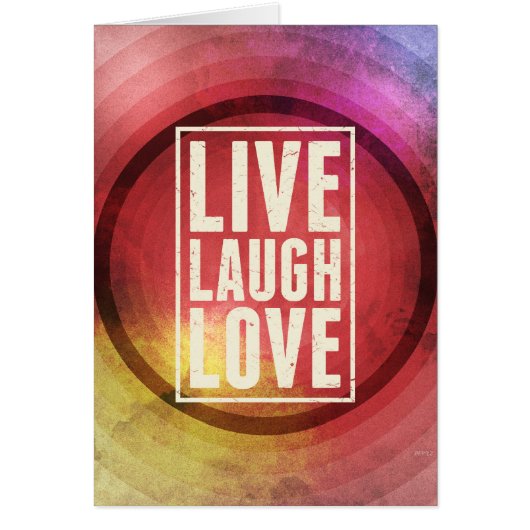 Live Laugh Love Cards (Front)