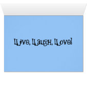 Live, Laugh, Love Cards (Inside Horizontal (Bottom))