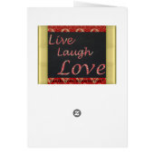 Live Laugh Love Cards (Back)