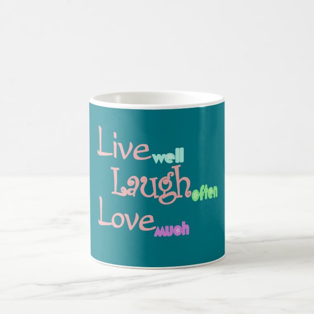 Live - Laugh - Love Coffee Mug (Center)