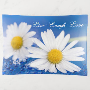 Live, Laugh, Love Daisy Trinket Tray