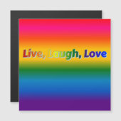 Live, Laugh, Love magnet (Front/Back)