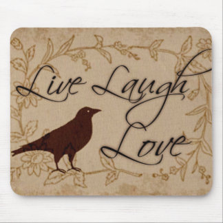 Live Laugh Love Mouse Pad