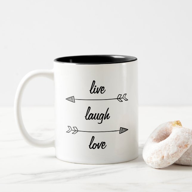 Live Laugh Love Mug (With Donut)