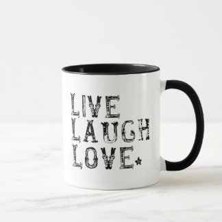 live, laugh, love mug