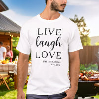 Live Laugh Love Name Established 