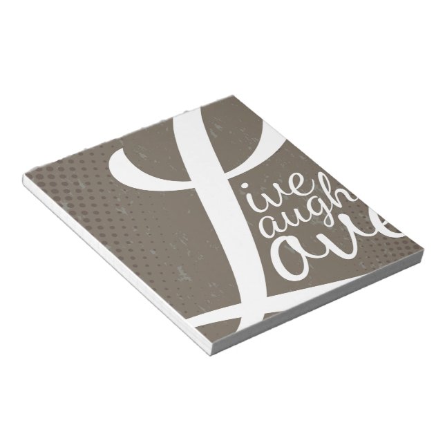 LIVE LAUGH LOVE NOTEPAD (Angled)