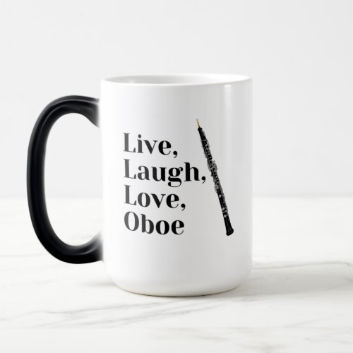 Live Laugh Love Oboe quote Oboist   Coffee Mug