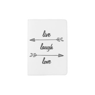 Live, Laugh, Love Passport Holder