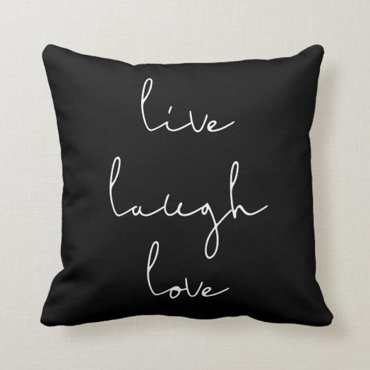 Live laugh love pillow | Zazzle.com