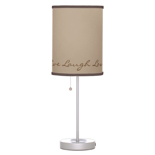 Live Laugh Love Table Lamp (Right)