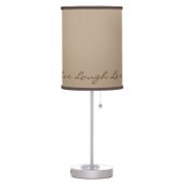 Live Laugh Love Table Lamp (Left)