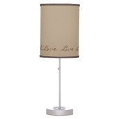 Live Laugh Love Table Lamp (Front)