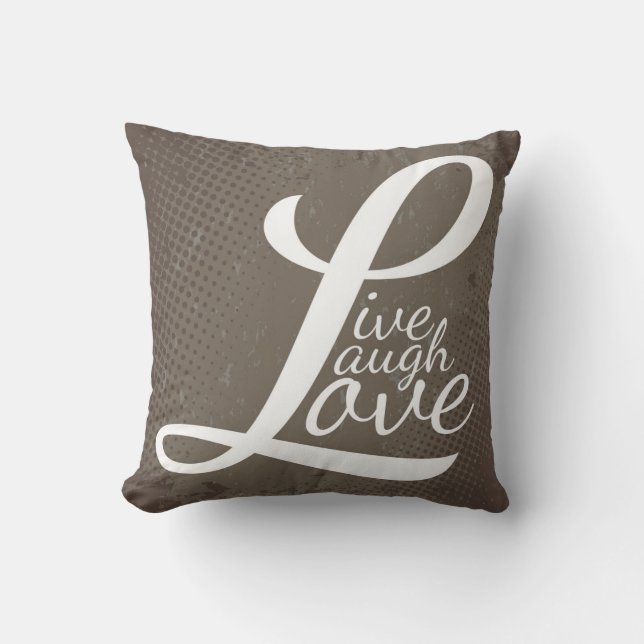 LIVE LAUGH LOVE THROW PILLOW (Front)