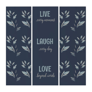  Live Laugh Love  Triptych
