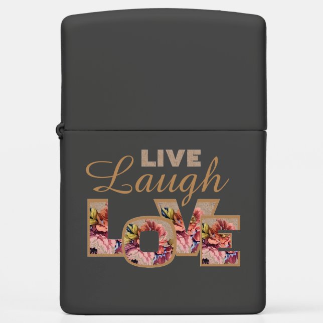 Live, Laugh, love Zippo Lighter (Front)