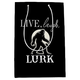 Live, Laugh, Lurk Medium Gift Bag