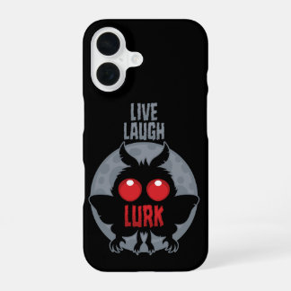 Live Laugh Lurk Mothman Cryptid iPhone 16 Case