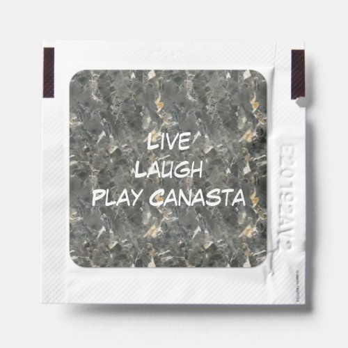 Live Laugh Play Canasta Hand Sanitizer Packet