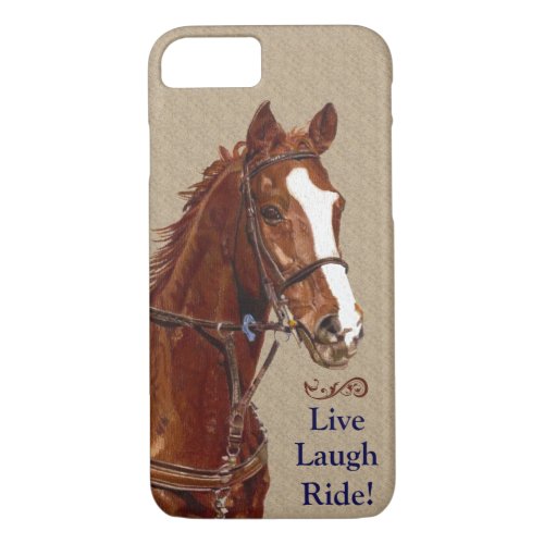 Live Laugh Ride Horse iPhone 87 Case