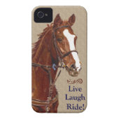 Live Laugh Ride! Horse Case-Mate iPhone Case (Back)