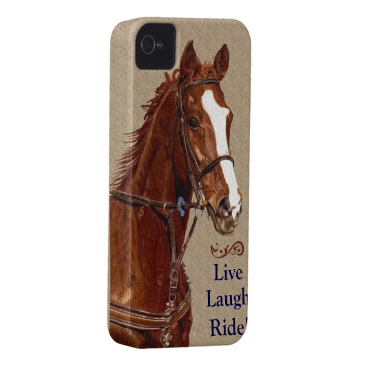 Live Laugh Ride! Horse Case-Mate iPhone Case (Back/Right)