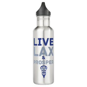 Live LAX and Prosper Lacrosse Stainless Steel Water Bottle