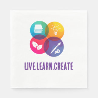 Live.Learn.Create Napkins