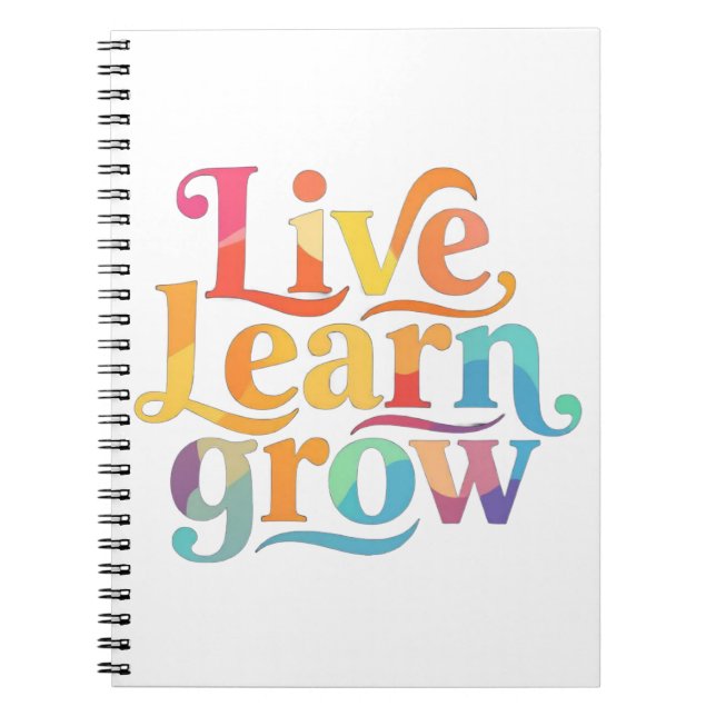 Live Learn Grow Notebook (Front)