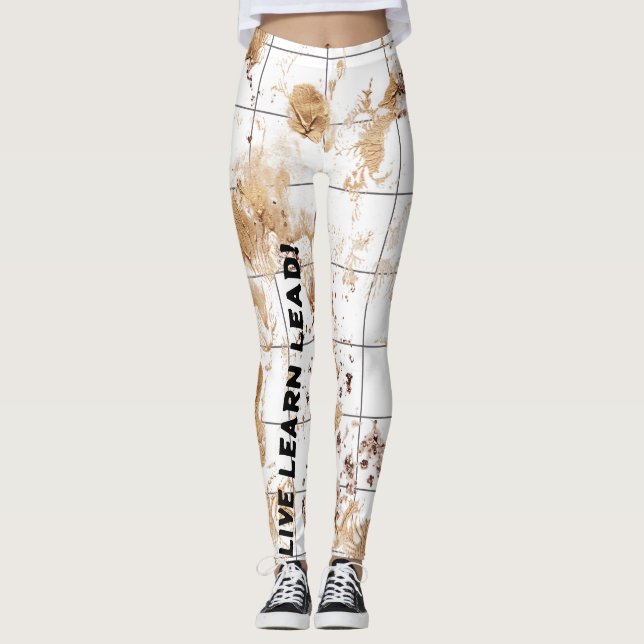 LIVE LEARN LEAD! LEGGINGS (Front)