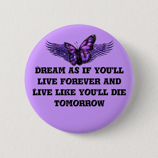Live life_ button (Front)