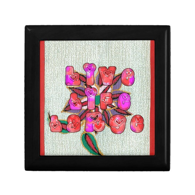 "Live Life Large" Art Print Gift Box (Front)