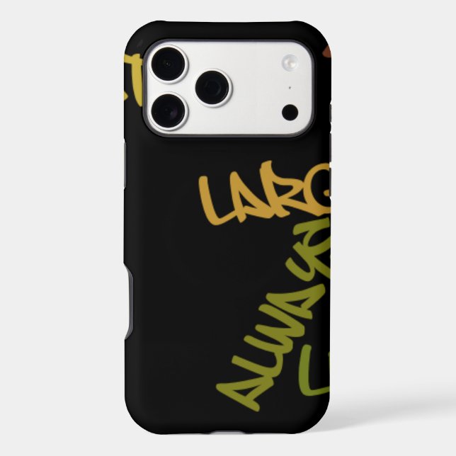 Live Life Large Word Art Print Case-Mate iPhone Case (Back)
