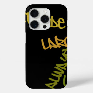Live Life Large Word Art Print iPhone 15 Pro Case