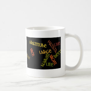 Live Life Large Word Art Print Coffee Mug