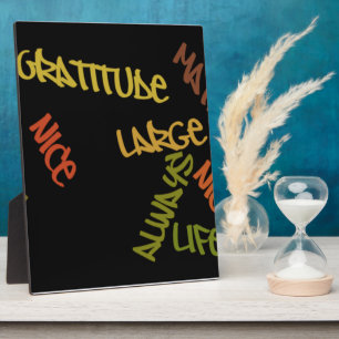 Live Life Large Word Art Print Plaque