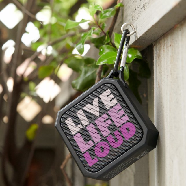 Live Life Loud Bluetooth Speaker (Inisitu)