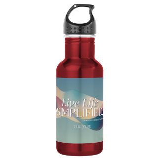 Live Life Simplified Stainless Steel Water Bottle