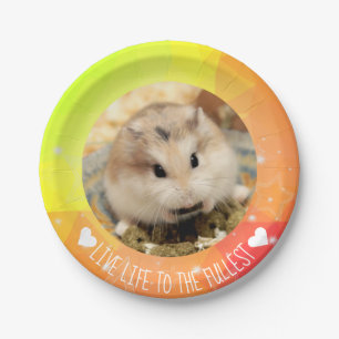 Live Life to the Fullest - Hammyville Hamsters Paper Plates