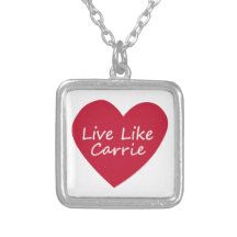 Live Like Carrie SM Silver Necklace