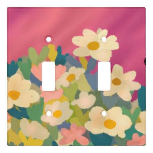 Live Like Flowers Light Switch Cover