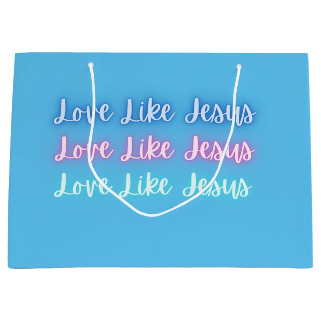 Live like Jesus gift bag (Front)