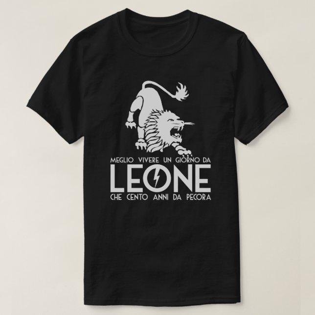 LIVE LIKE LIONS T-Shirt (Design Front)