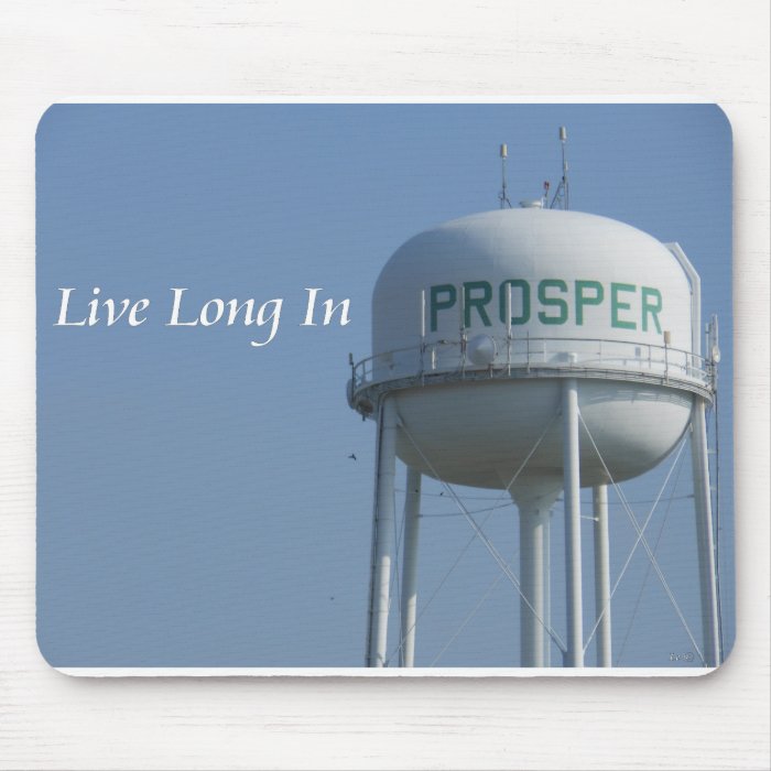 Live Long in Prosper (TX) mousepad